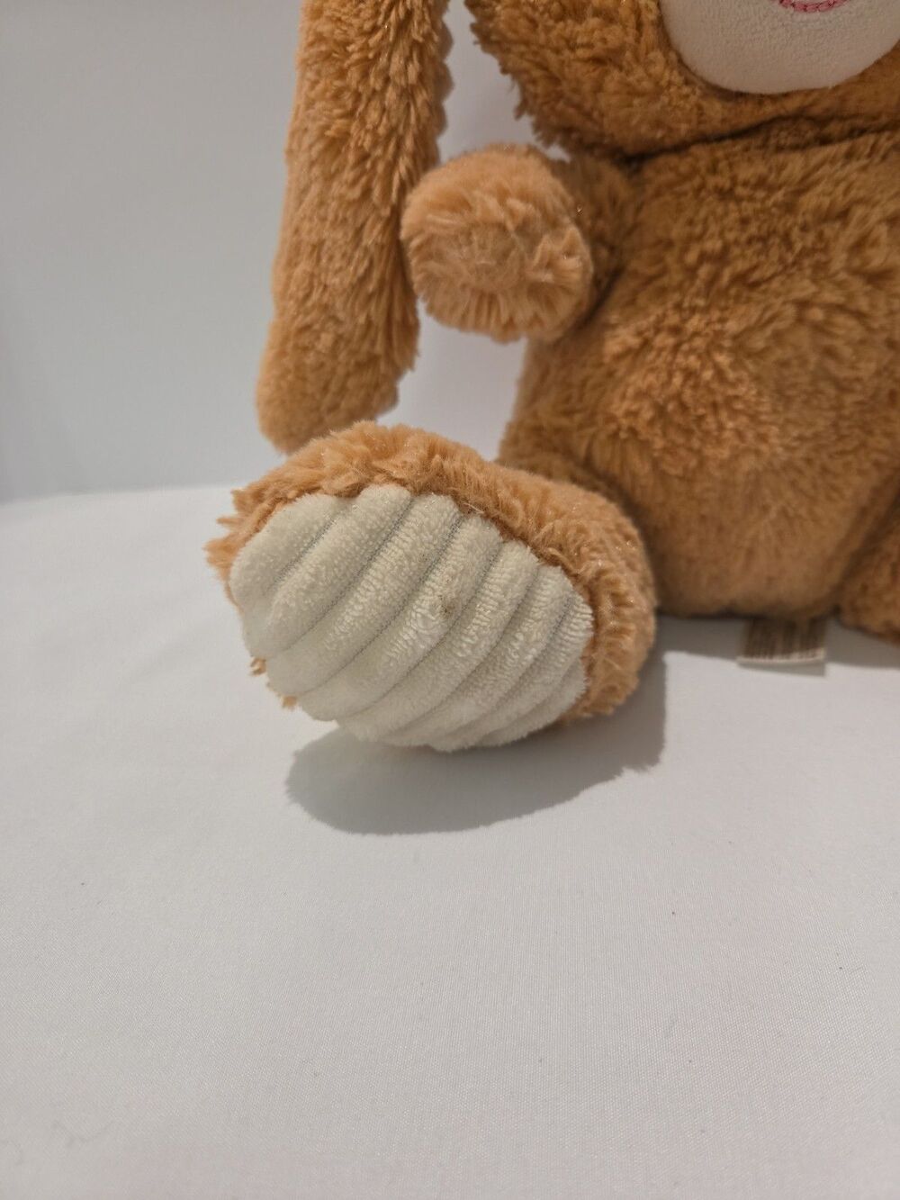 Spark Create Imagine Brown Plush Rabbit Crinkle Feet Rattle Easter - Picture 2 of 9